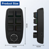 RGB Custom Mechanical Keyboard 6 Keys 1 Knob Programming Gaming Keypad